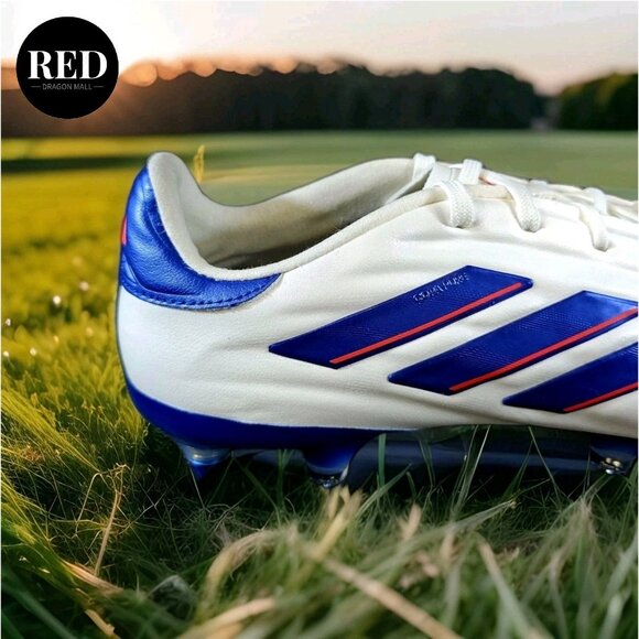 Adidas Copa Pure 2 Elite SG White Blue Soccer Cleats IG8694 - Men\'s Size 10 main image 4